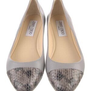 Leather Animal Print Flats Women's Size: 6 (Excellent condition)